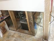 Sump pump overflow caused water damage